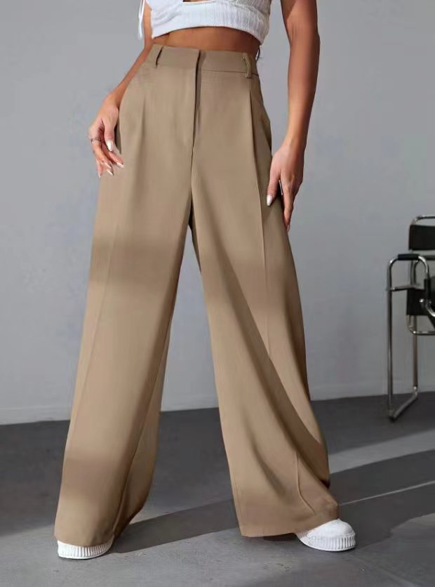 Calça Pantalona Cintura Alta